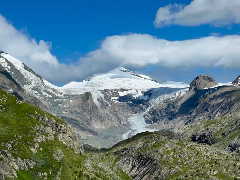 Fantastischer Ausblick auf den Johannisberg und dem Pasterze Gletscher